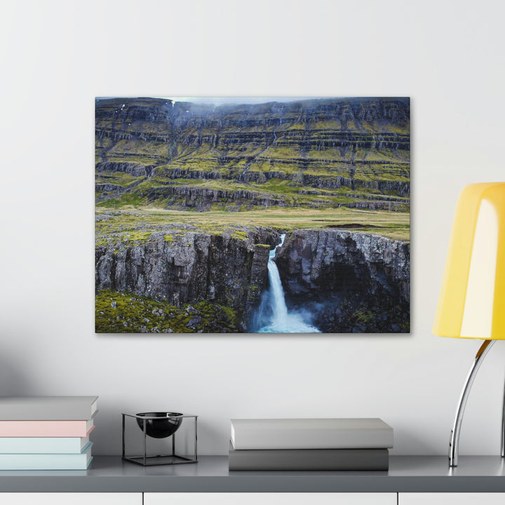 A Remote Waterfall - Canvas