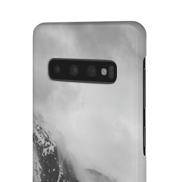 The Mist Descends in Black and White - Phone Case