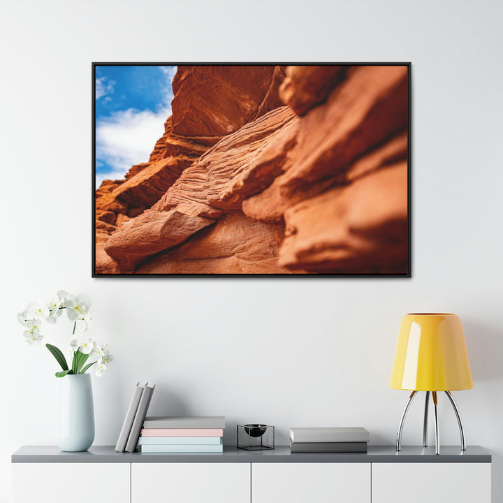 Layers of Rock - Canvas with Frame