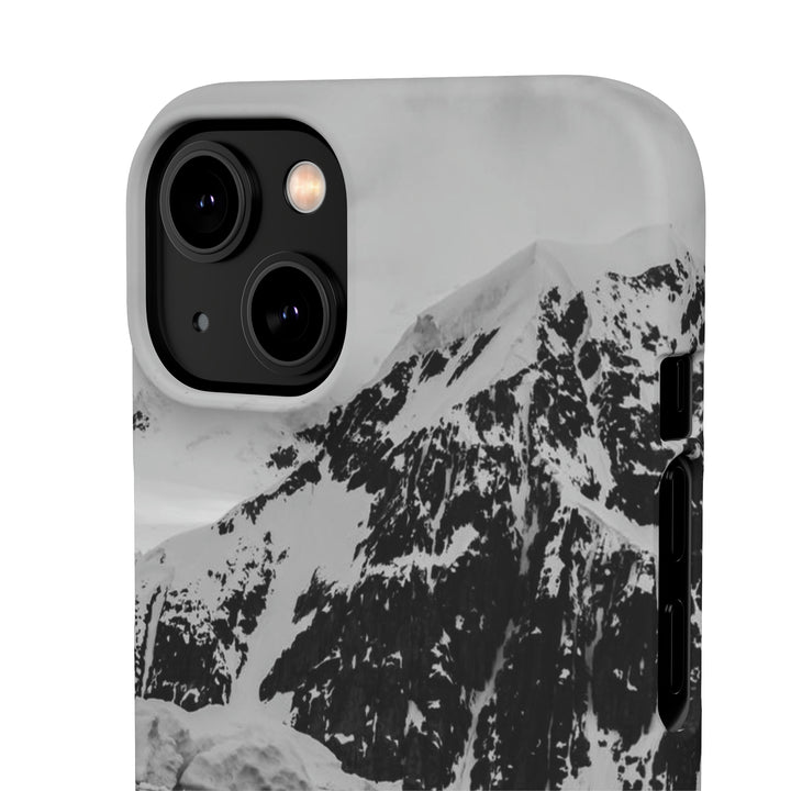 Reflected Calm in Black and White - Phone Case