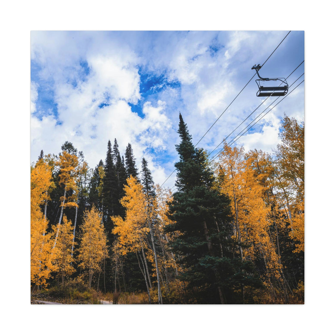 Chairlift in Suspension - Canvas