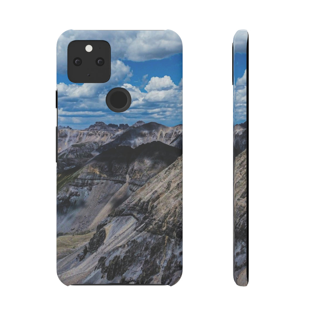 Imogene Pass From the Air - Phone Case