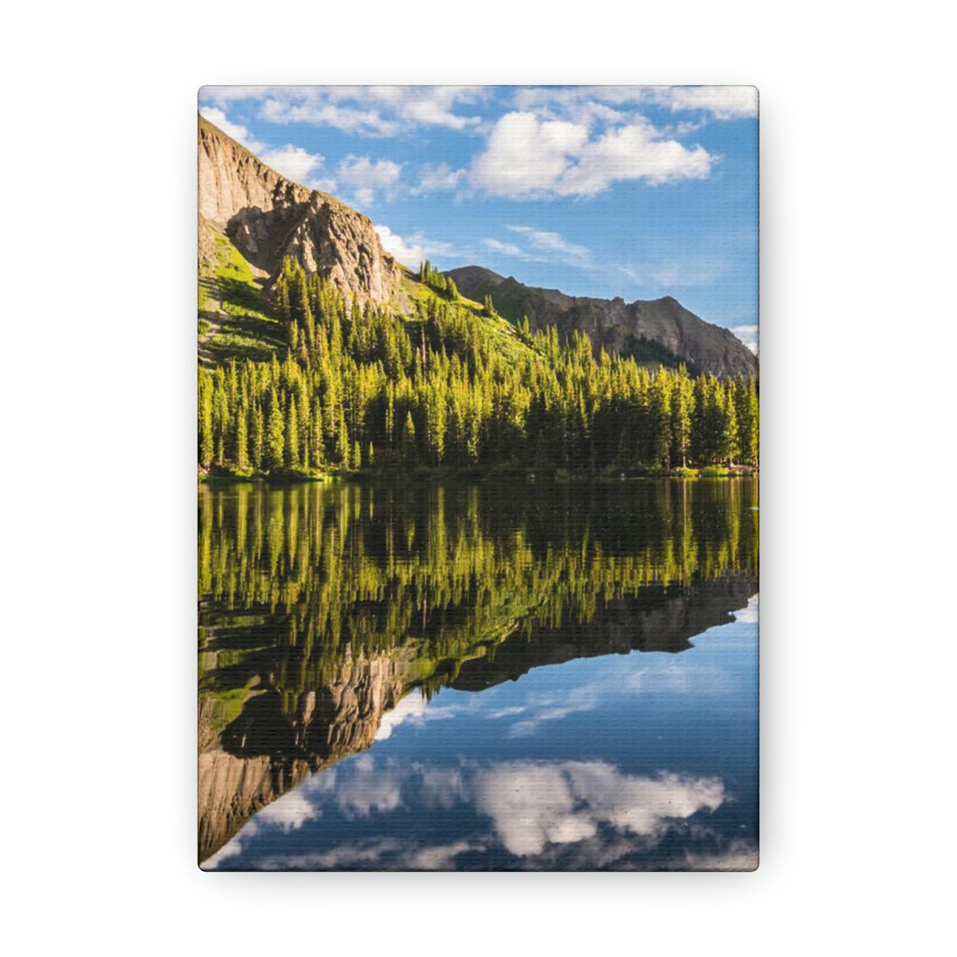 Mountain Scene Reflected - Canvas