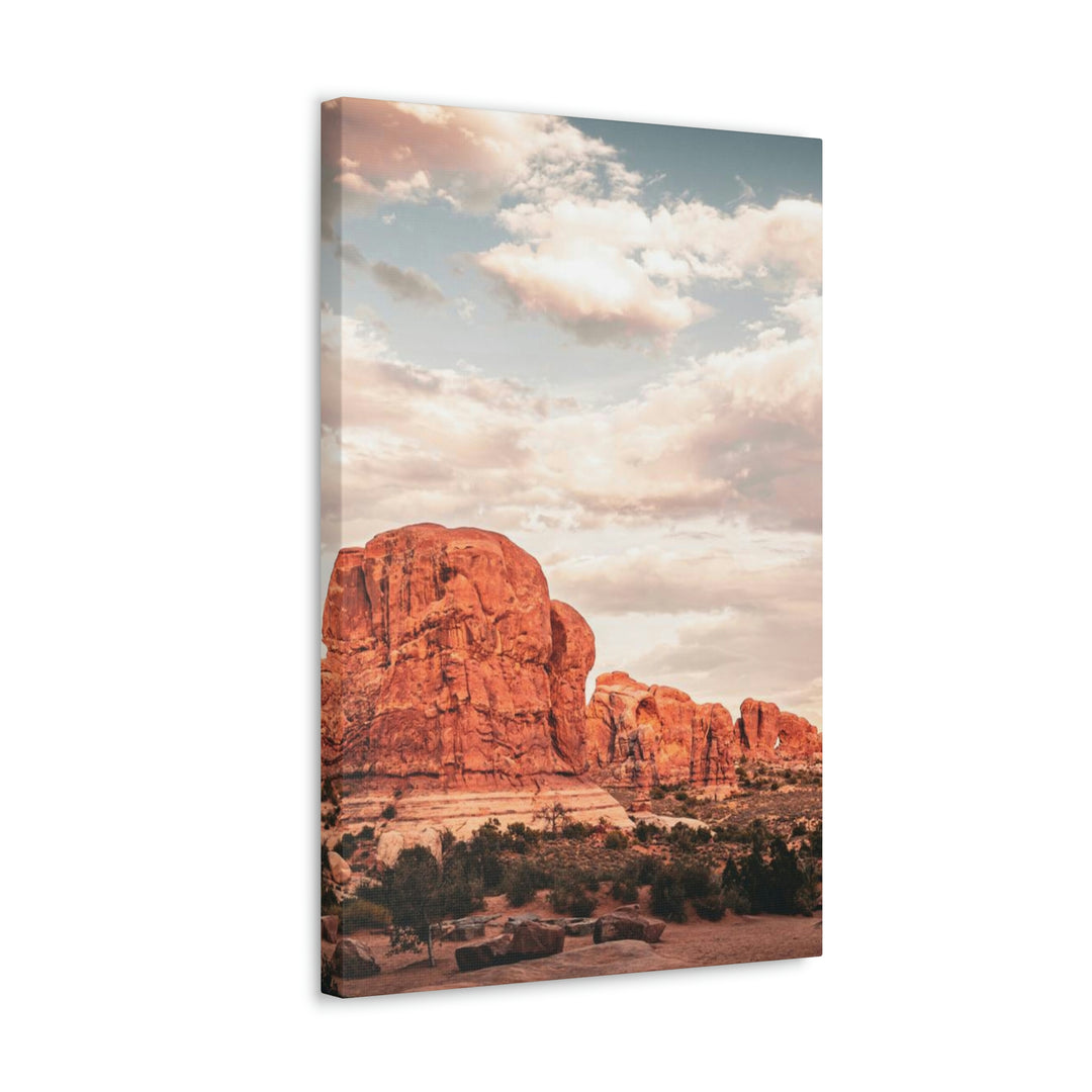 A Desert Sunset - Canvas