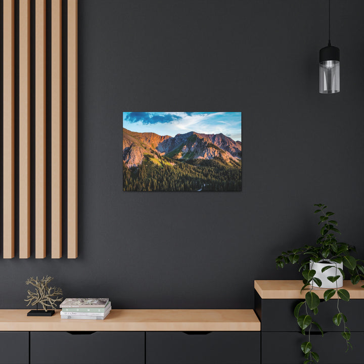 Fading Mountain Light - Canvas