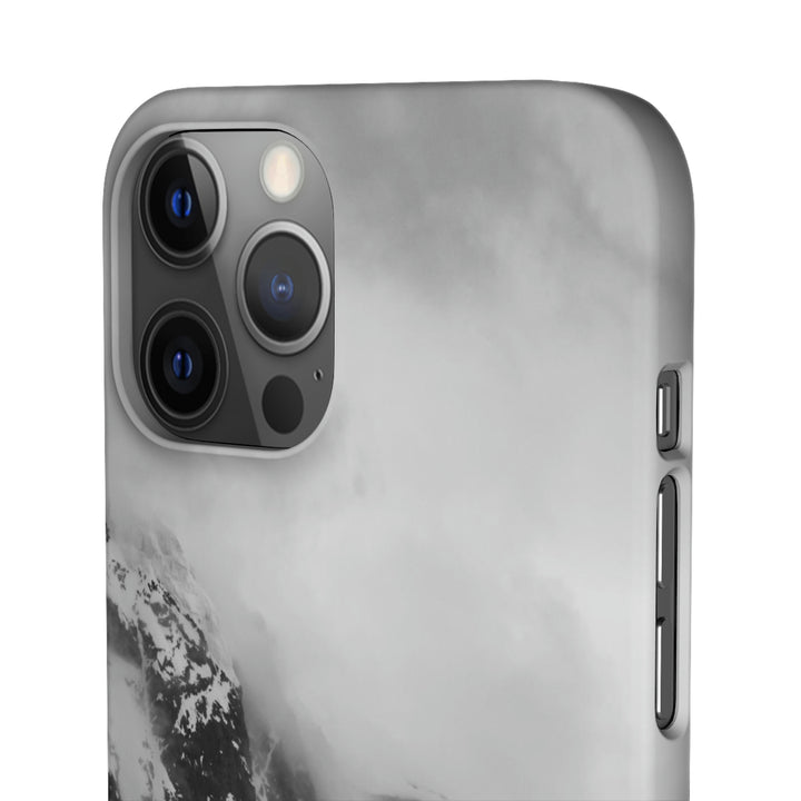 The Mist Descends in Black and White - Phone Case