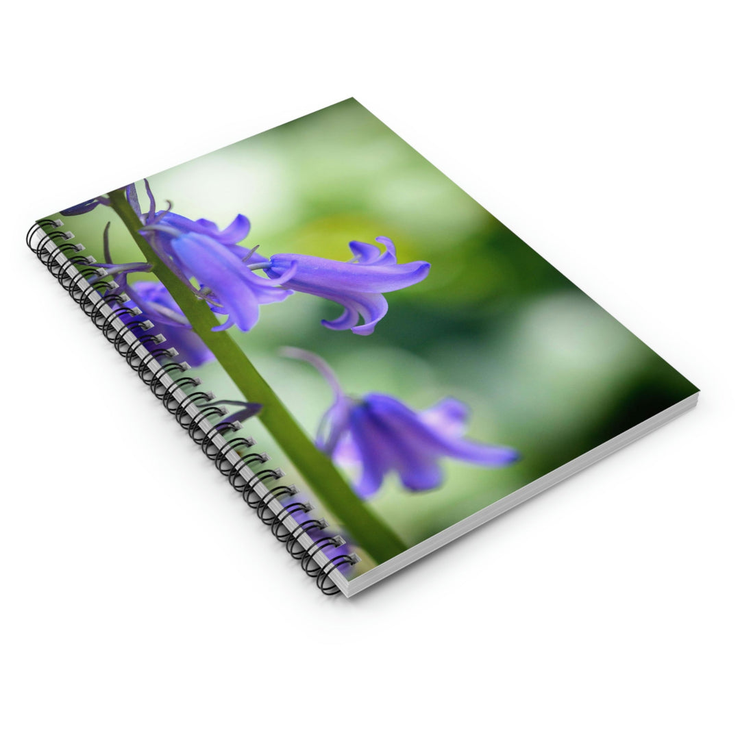 Delicate Bell - Spiral Ruled Line Notebook - Visiting This World