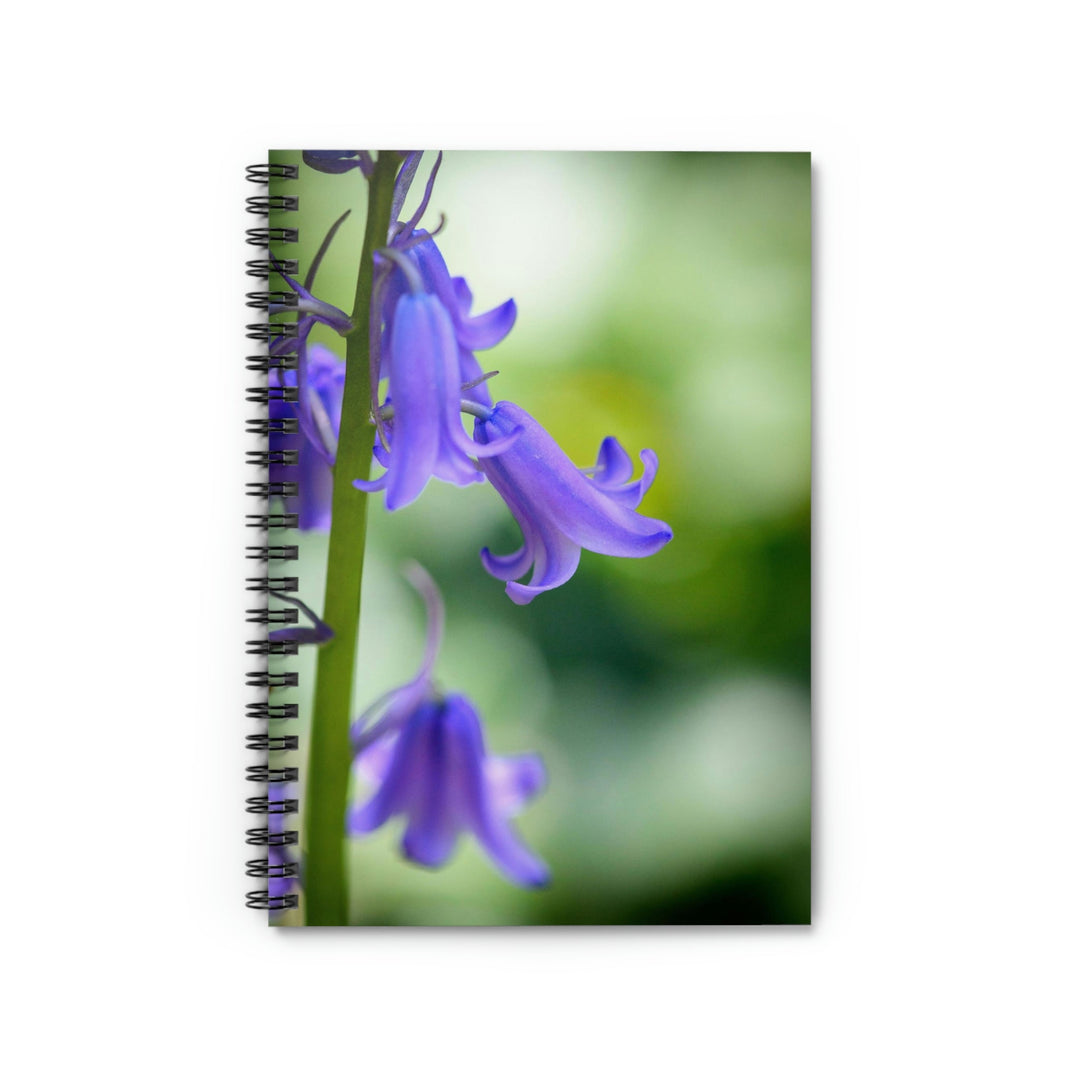 Delicate Bell - Spiral Ruled Line Notebook - Visiting This World