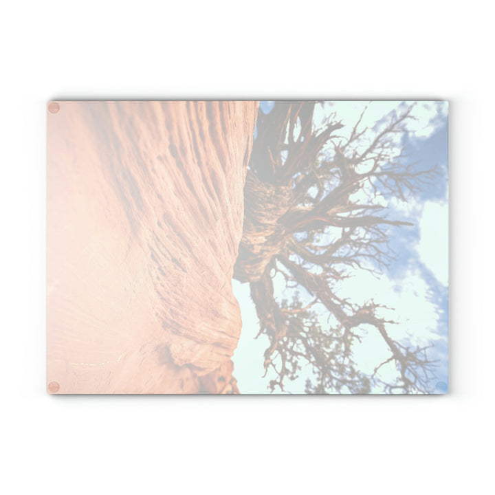 Desert Reach - Glass Cutting Board - Visiting This World