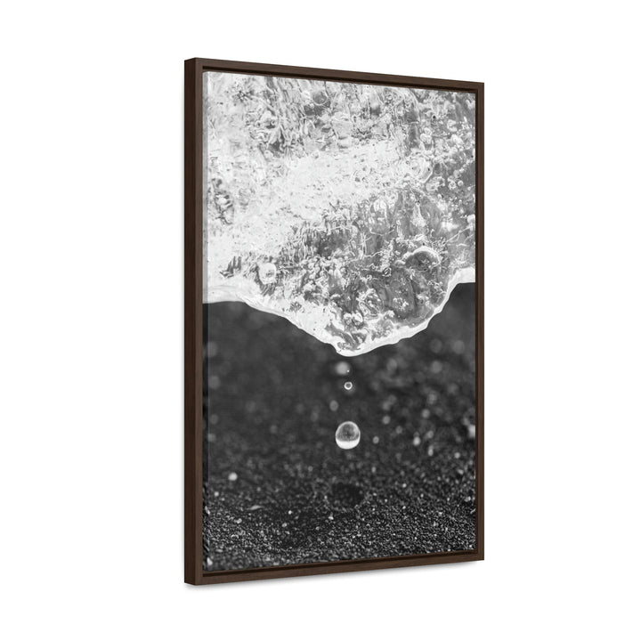 Suspended Droplet - Canvas with Frame