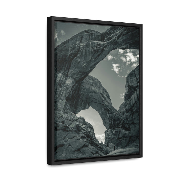 Natural Frames Part 4 in Black and White - Canvas with Frame