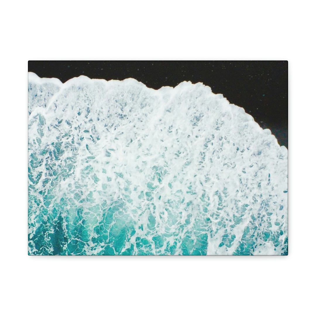 A Wave on Volcanic Sand - Canvas