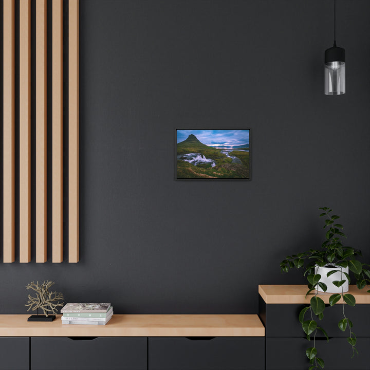 An Icelandic Sunset - Canvas with Frame