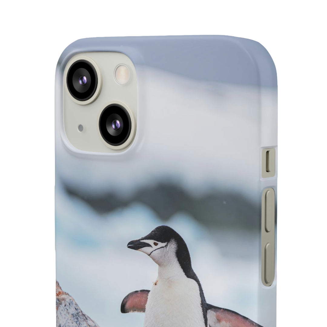 Stretched Penguin - Phone Case