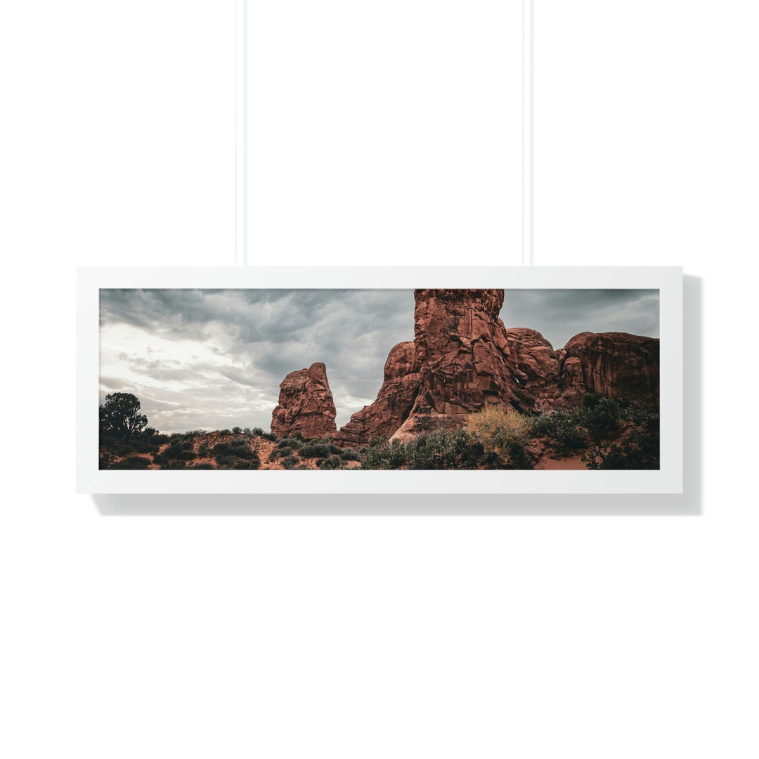 Dramatic Rocks - Framed Print - Visiting This World