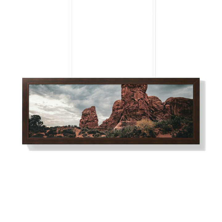 Dramatic Rocks - Framed Print - Visiting This World