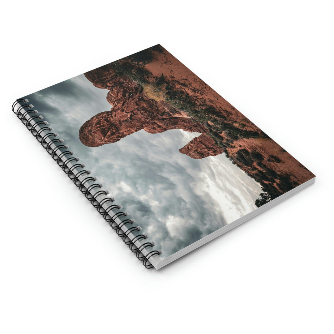 Dramatic Rocks - Spiral Ruled Line Notebook - Visiting This World