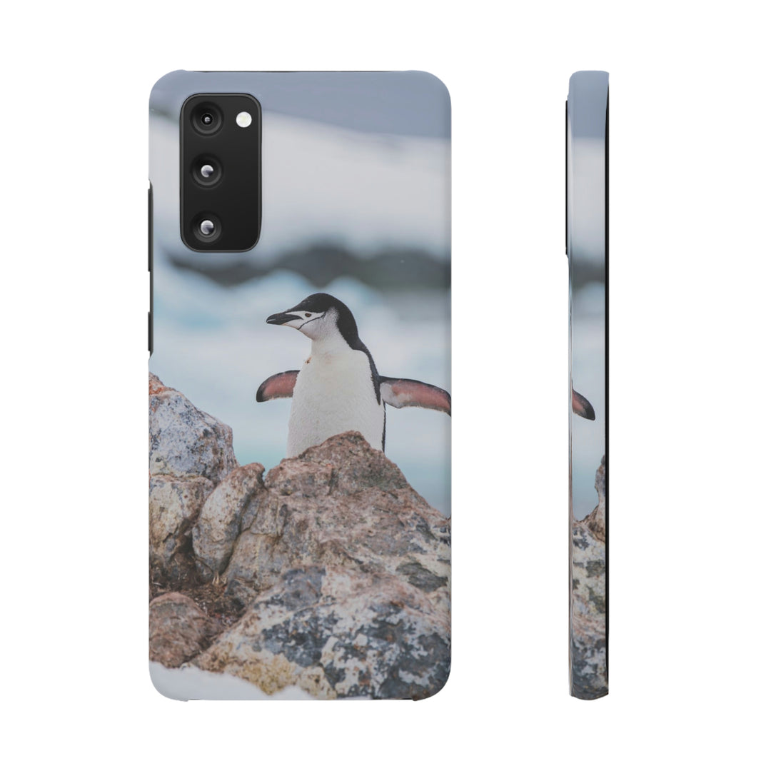 Stretched Penguin - Phone Case