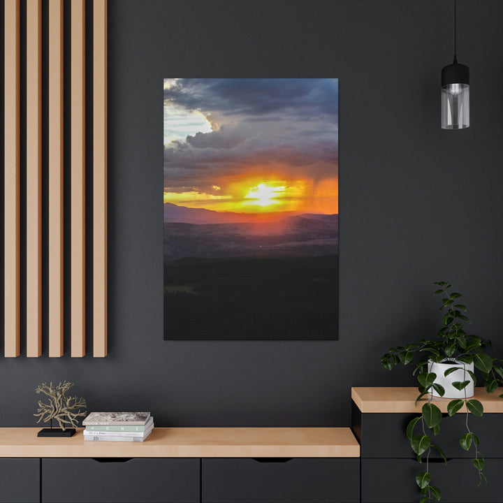 Rainy Sunset - Canvas