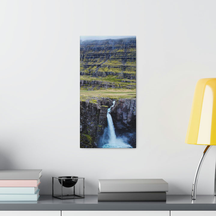 A Remote Waterfall - Canvas