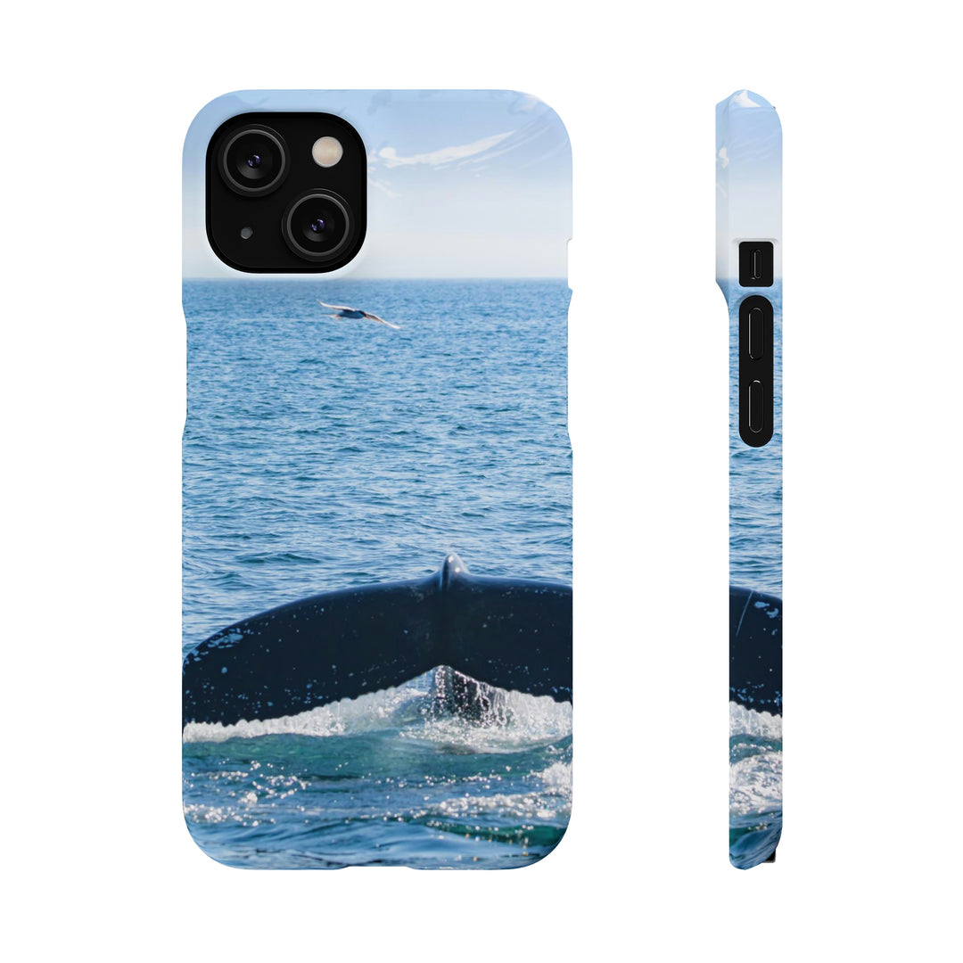 A Whale and A Mountain - Phone Case