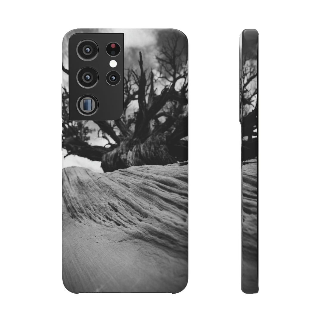 Desert Reach in Black and White - Phone Case