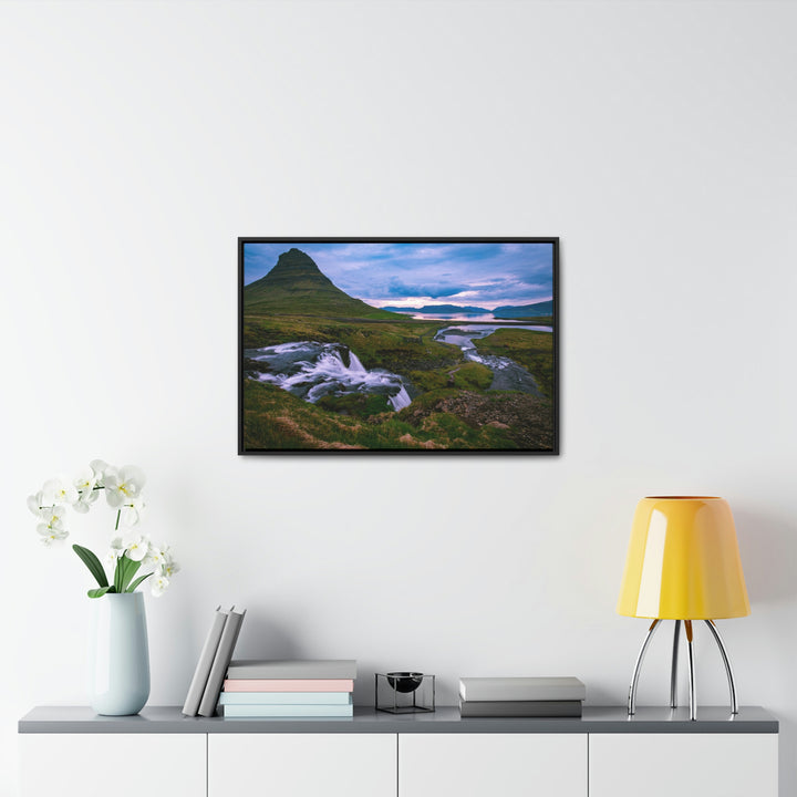 An Icelandic Sunset - Canvas with Frame