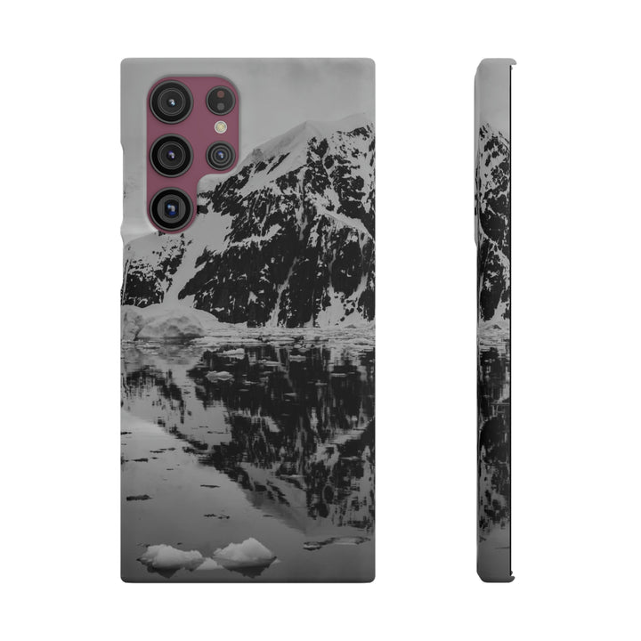 Reflected Calm in Black and White - Phone Case