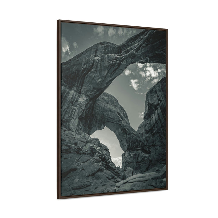 Natural Frames Part 4 in Black and White - Canvas with Frame