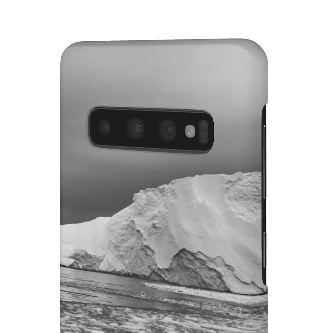 Lane of Ice In Black and White - Phone Case