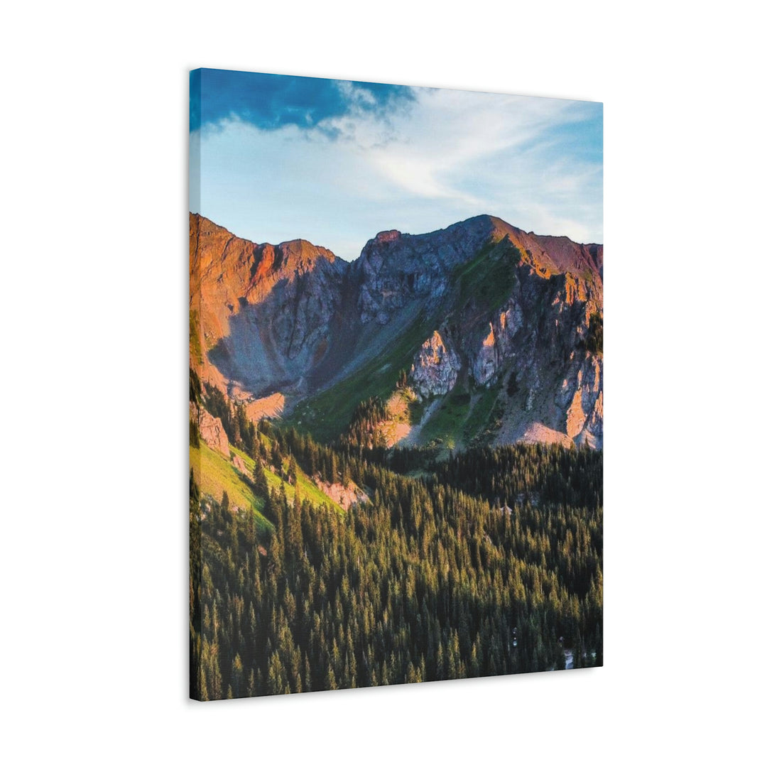 Fading Mountain Light - Canvas