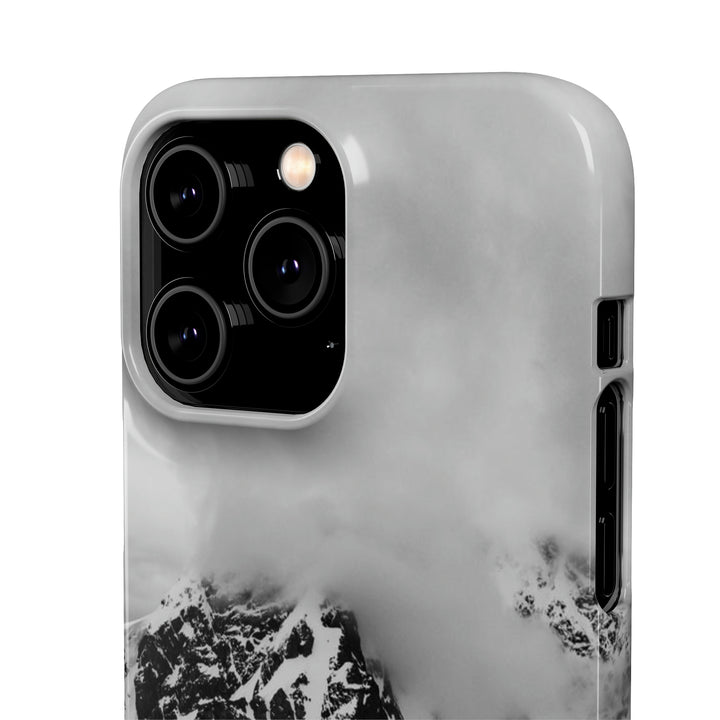 Peaceful Anchoring in Black and White - Phone Case