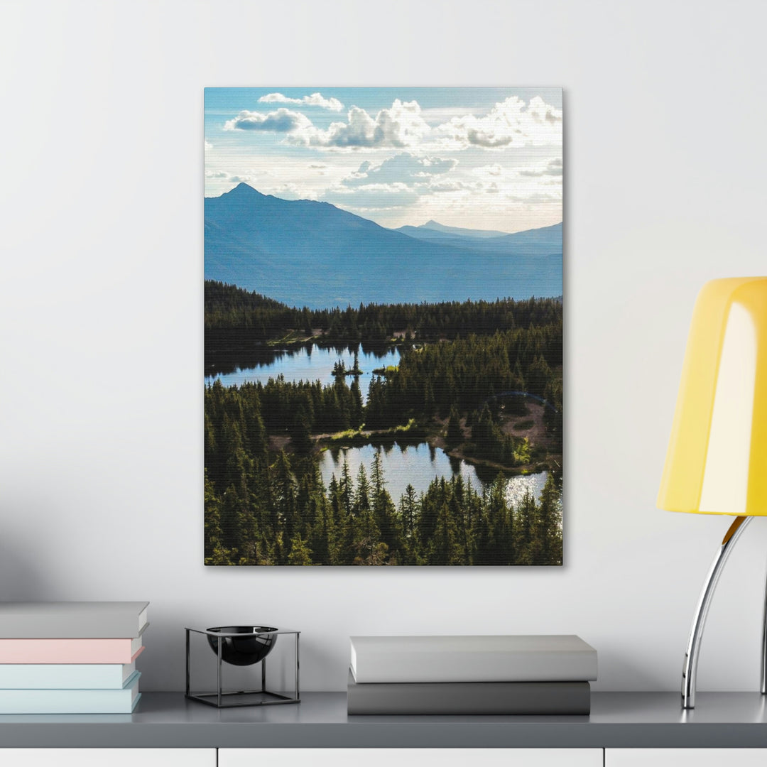 Cool Mountain Lakes - Canvas