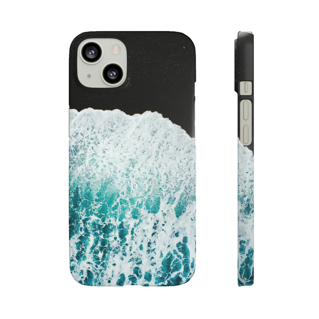 A Wave on Volcanic Sand - Phone Case