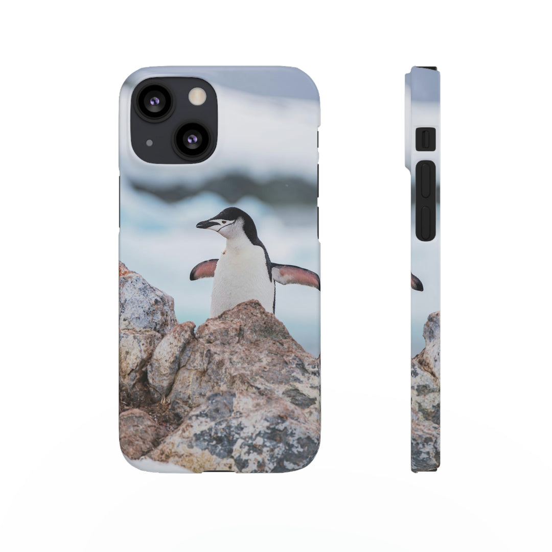 Stretched Penguin - Phone Case