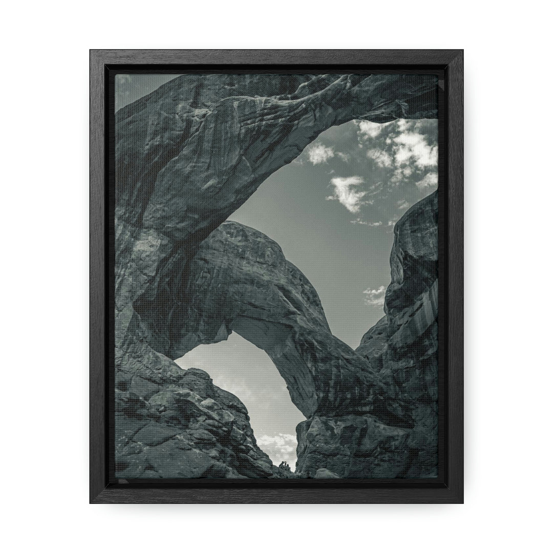 Natural Frames Part 4 in Black and White - Canvas with Frame