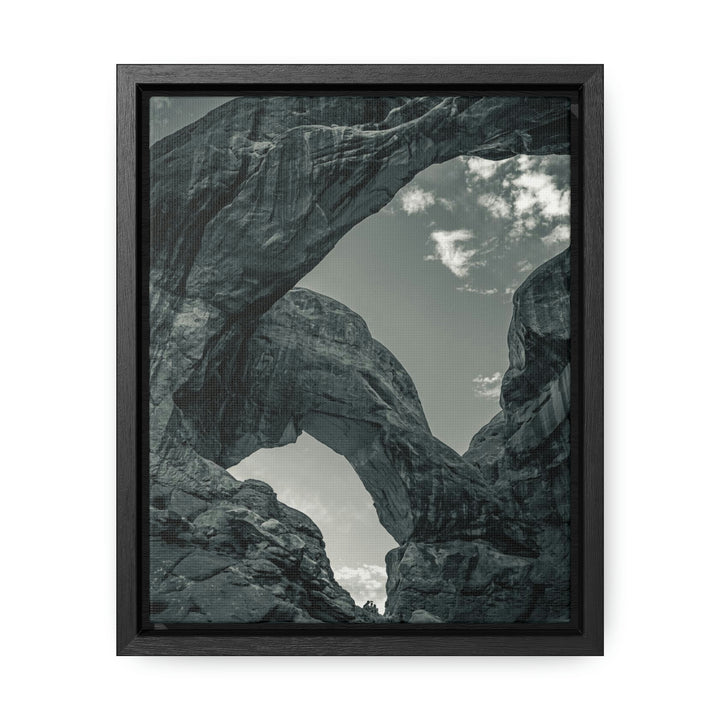 Natural Frames Part 4 in Black and White - Canvas with Frame