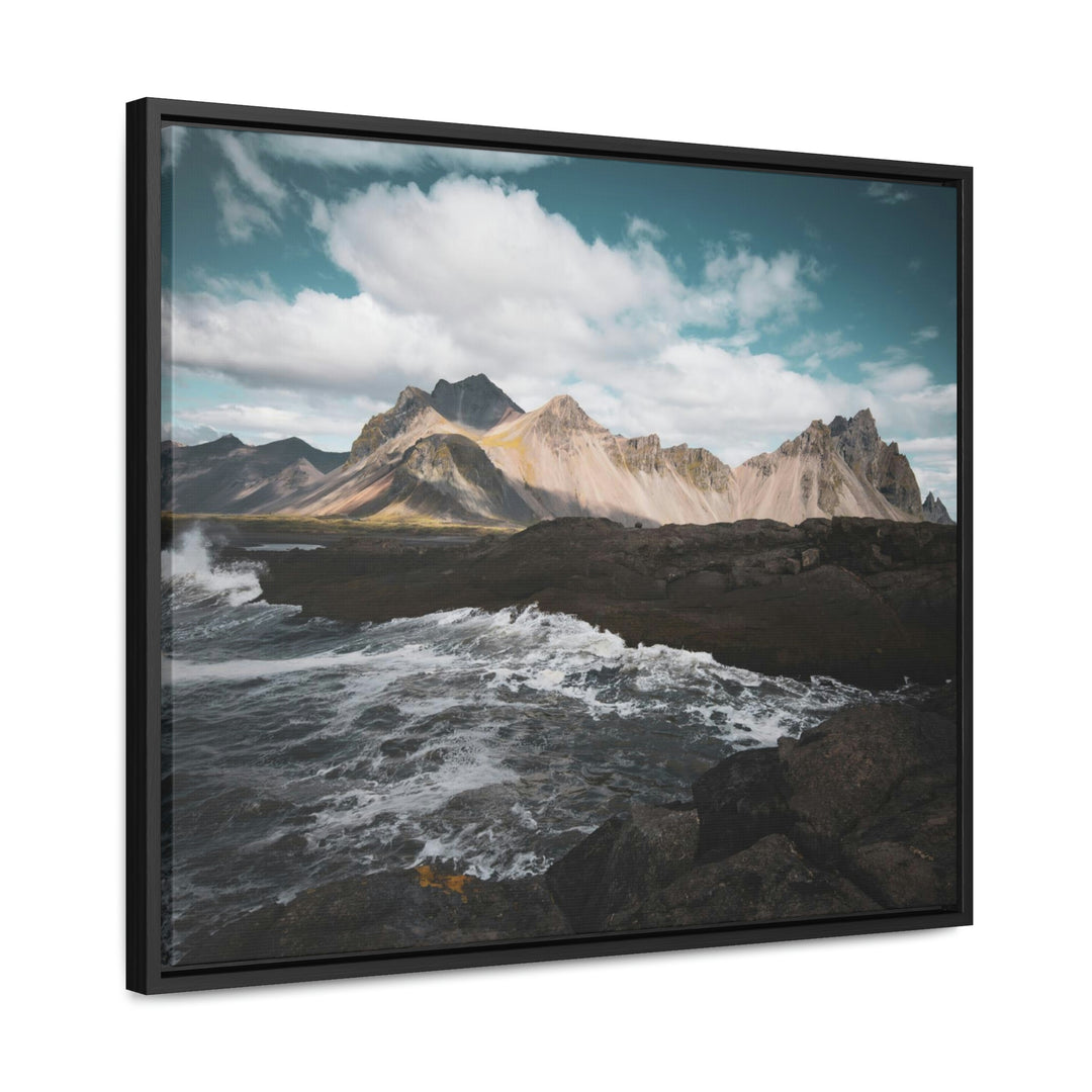 Crashing Sea - Canvas with Frame