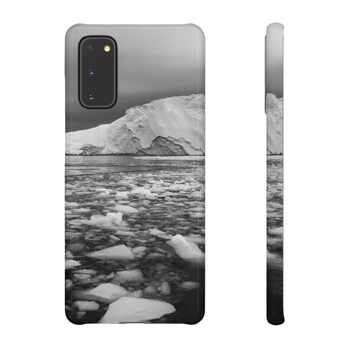 Lane of Ice In Black and White - Phone Case