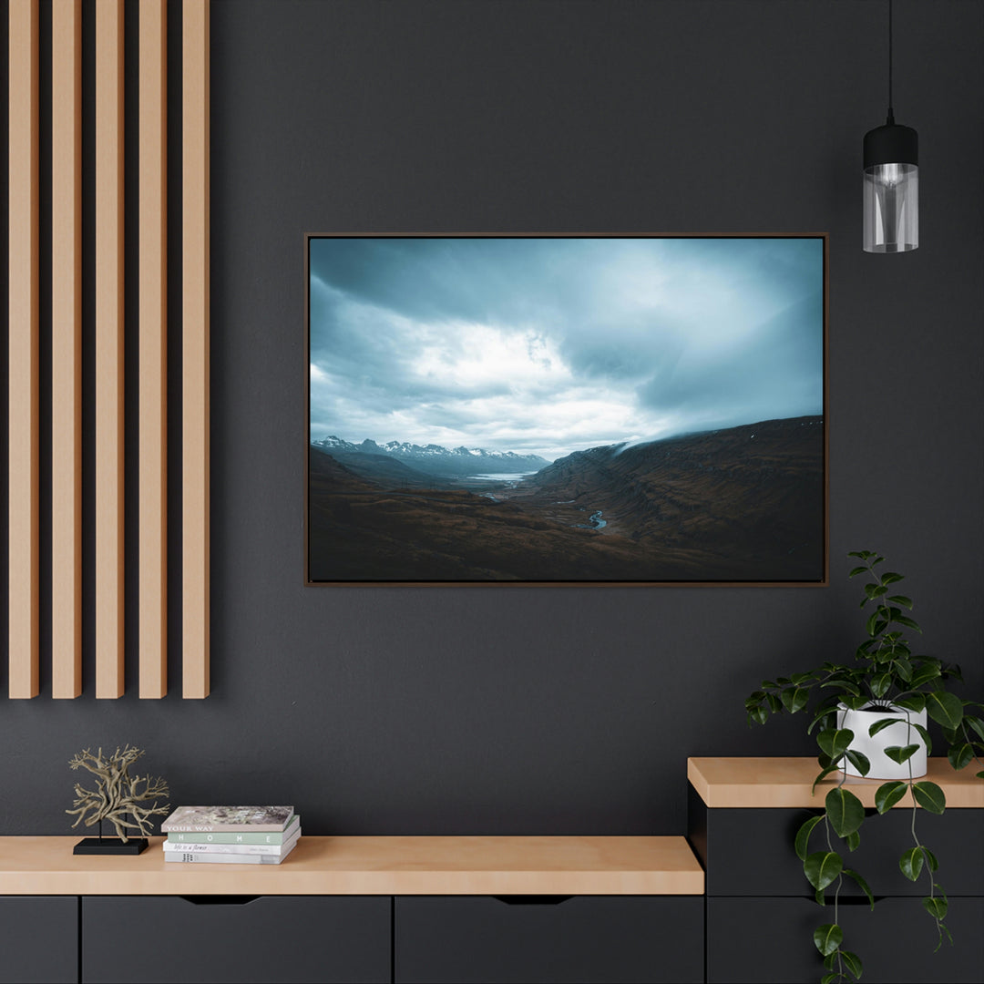 Icelandic Scene - Canvas with Frame