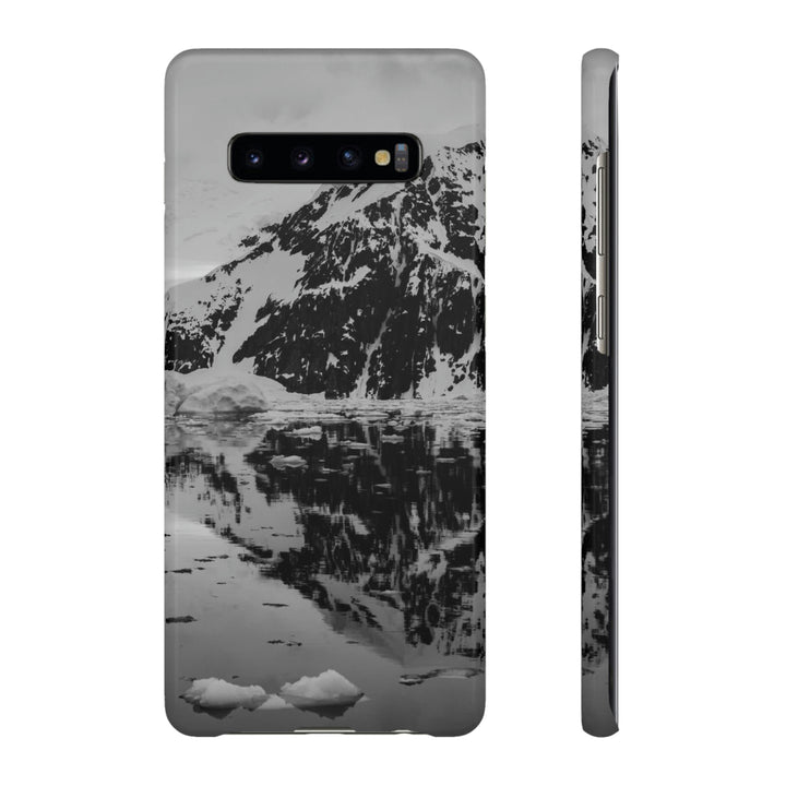 Reflected Calm in Black and White - Phone Case