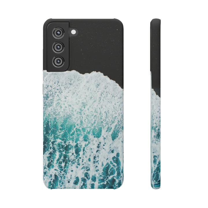 A Wave on Volcanic Sand - Phone Case