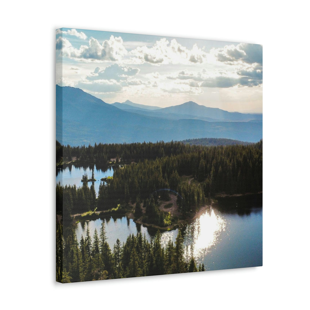 Cool Mountain Lakes - Canvas