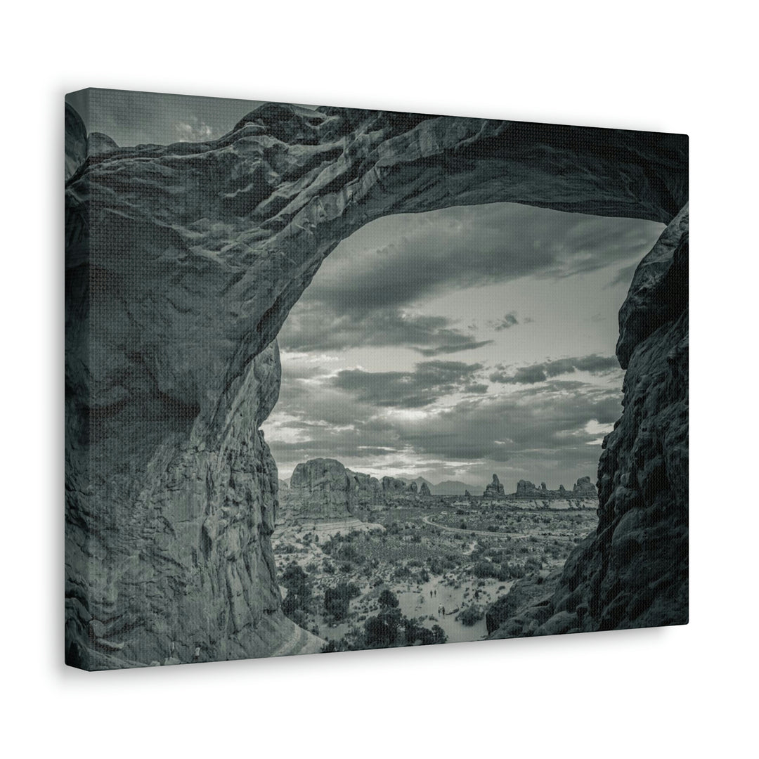 Natural Frames Part 2 in Black and White - Canvas