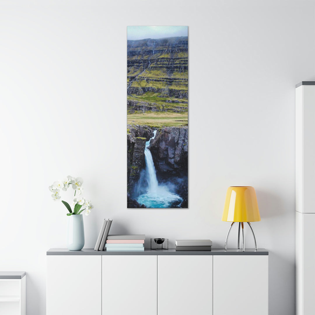 A Remote Waterfall - Canvas