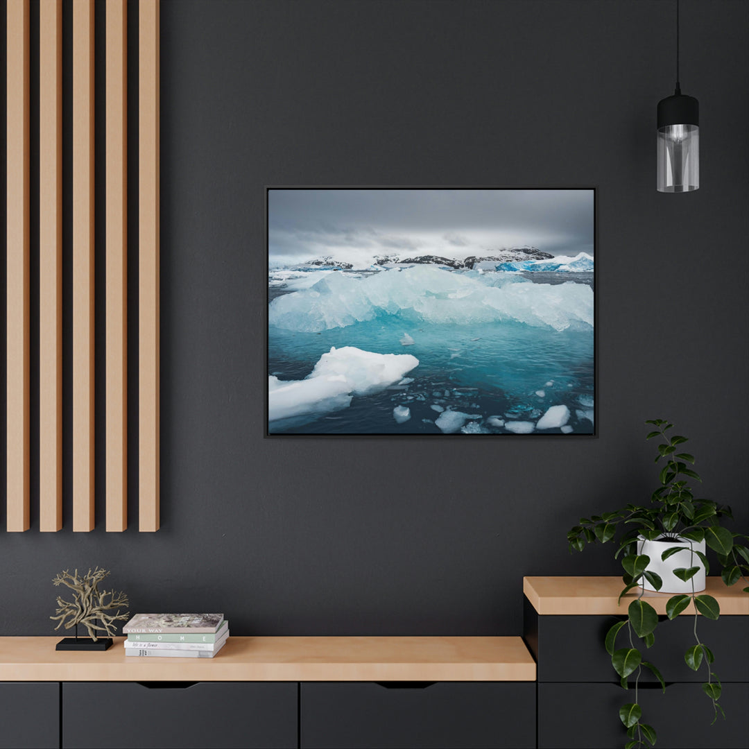 Floating Ice - Canvas with Frame