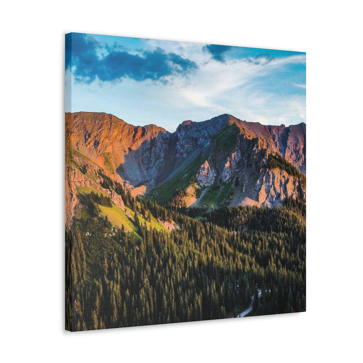 Fading Mountain Light - Canvas