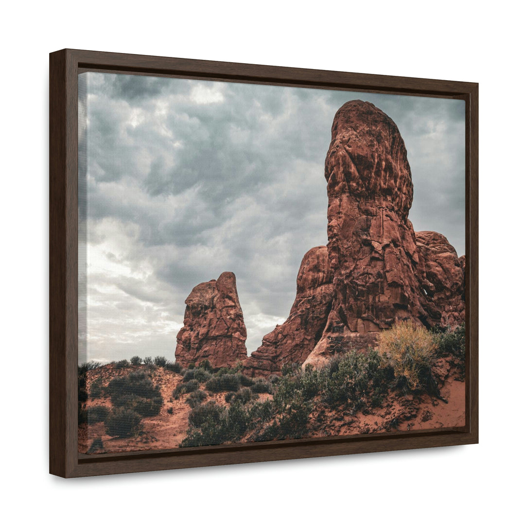 Dramatic Rocks - Canvas with Frame