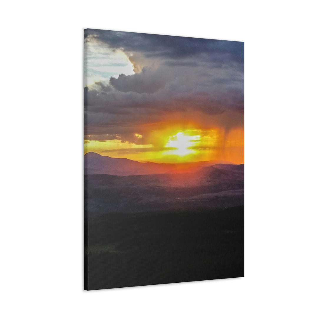 Rainy Sunset - Canvas