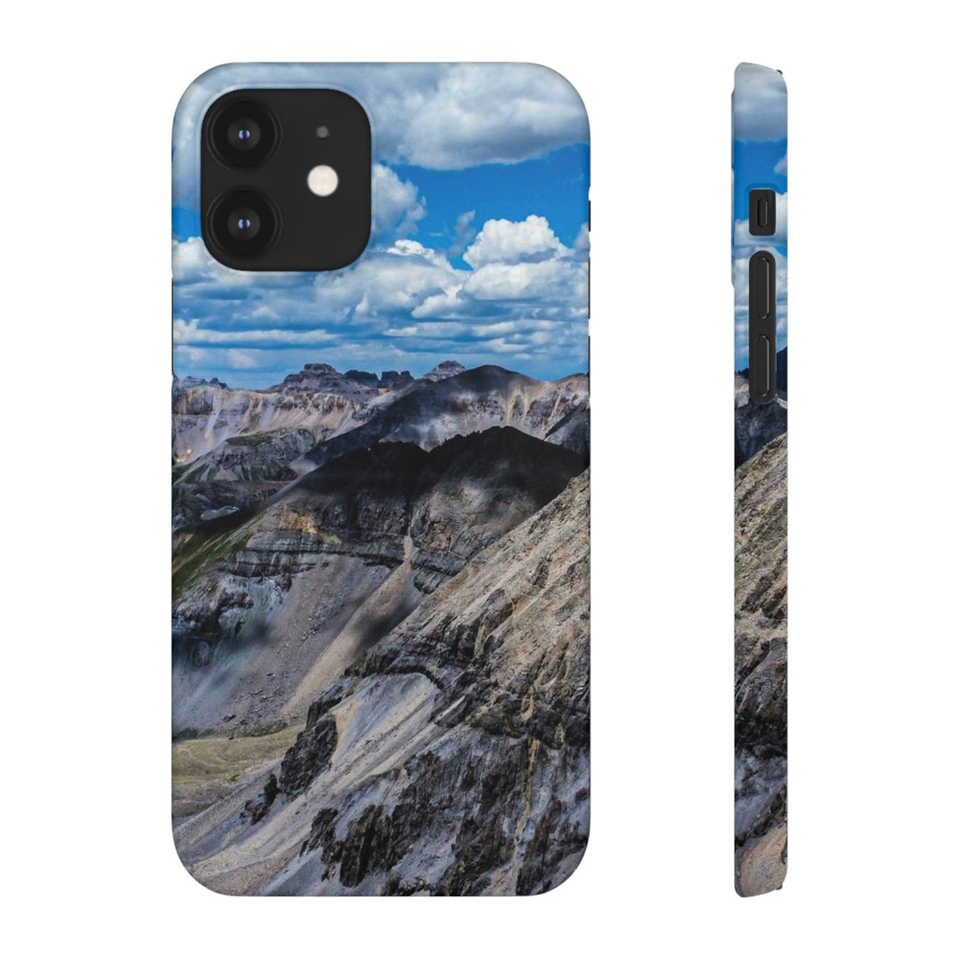 Imogene Pass From the Air - Phone Case